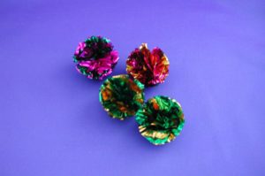 Mylar Glitter Ball Cat Toy