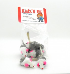 Real Rabbit Fur Mouse Cat Toy