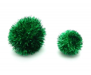 Sparkle Ball Pom Pom Cat Toy