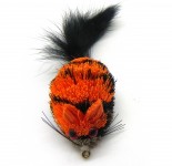 cat teaser refill orange tiger mouse
