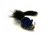 cat teaser wand refill blue mouse
