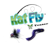 cat toy teaser katfly set